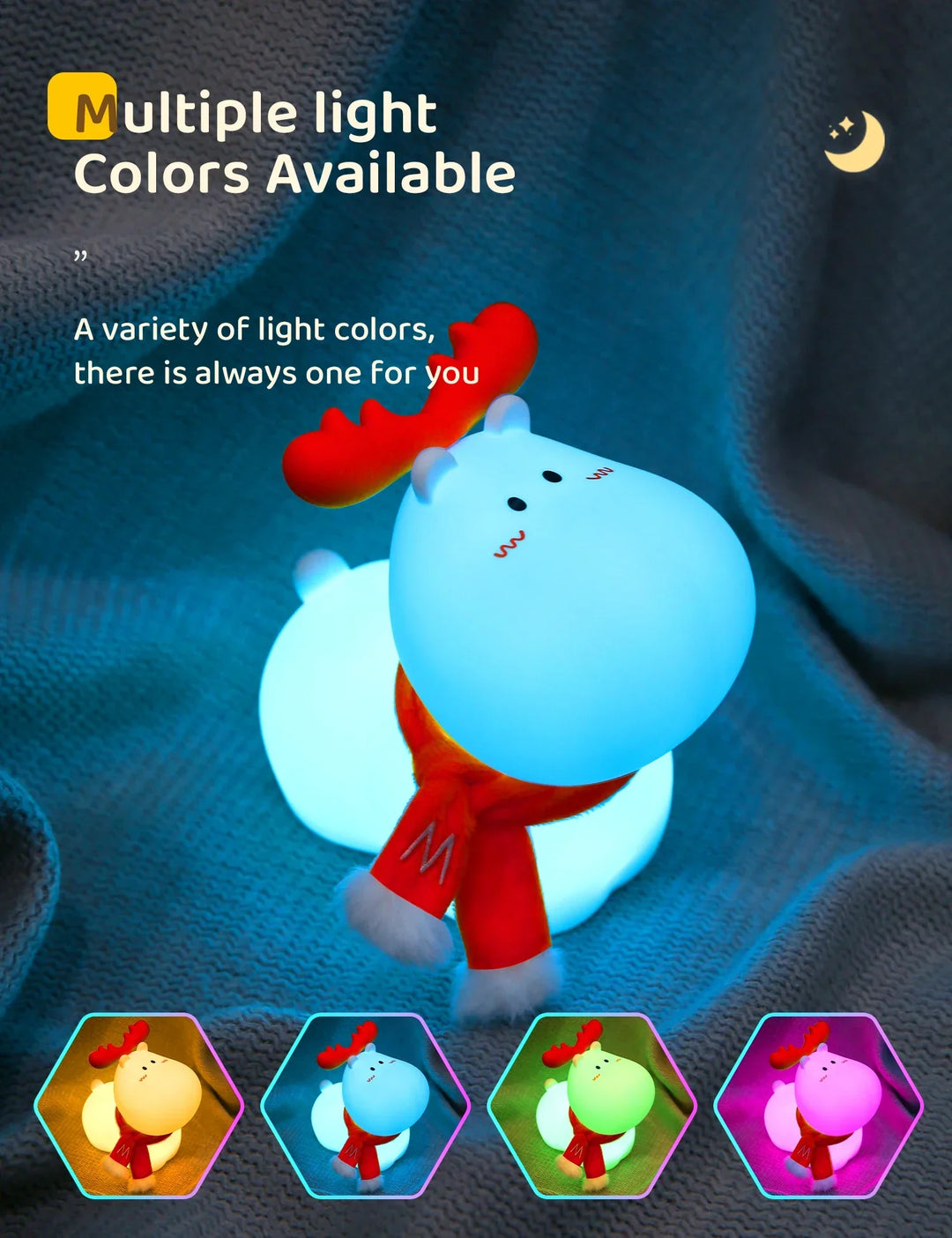 Magical LED Reindeer Night Light - GlowDeer-State of Style