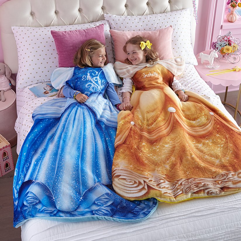 Magical Princess Blanket for a Fairytale Night - EnchantedDreams-Blue-State of Style