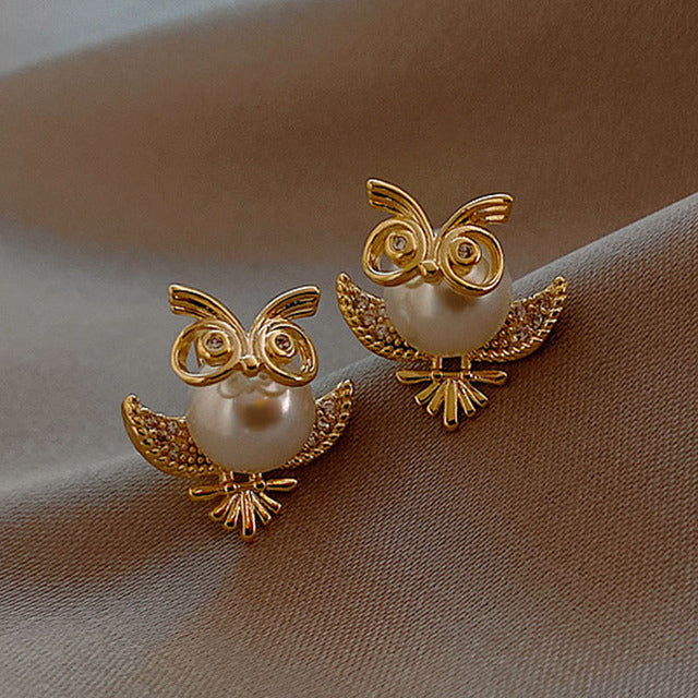 Magical Unicorn Earrings | Sparkling Crystal Jewellery-Owl-State of Style