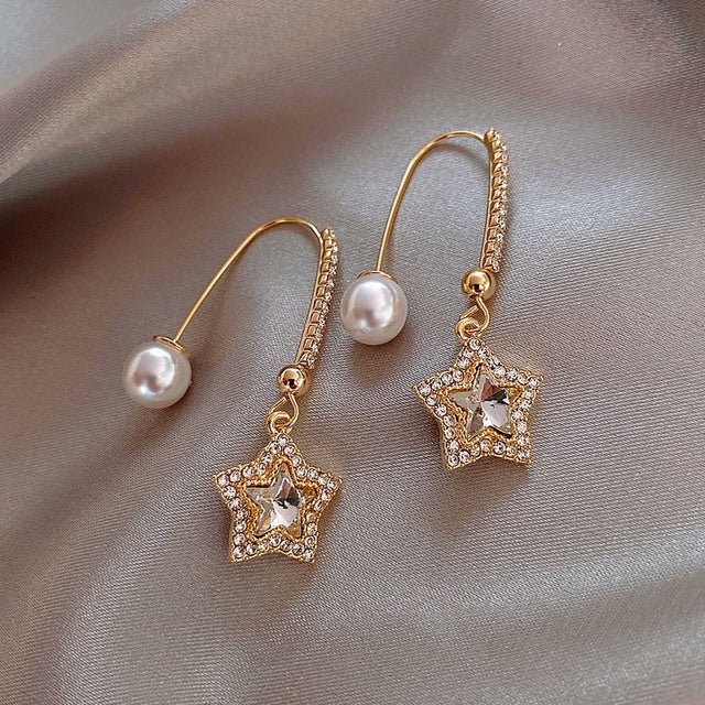 Magical Unicorn Earrings | Sparkling Crystal Jewellery-Stars-State of Style