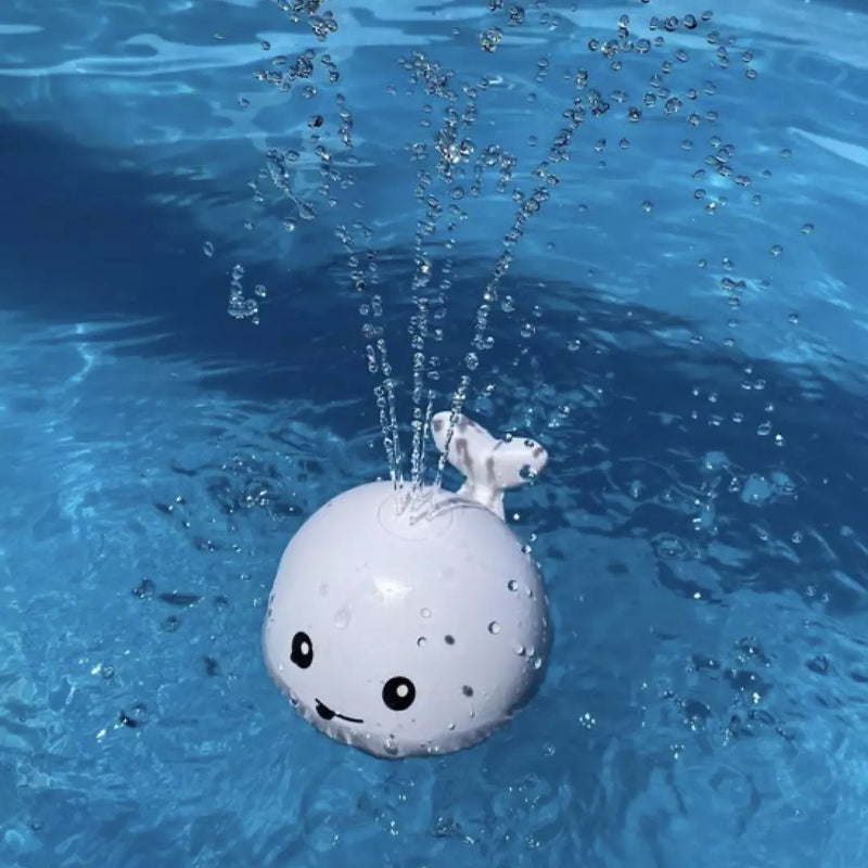 Magical Whale for Bath Fun - SplashWhale-Grey-State of Style