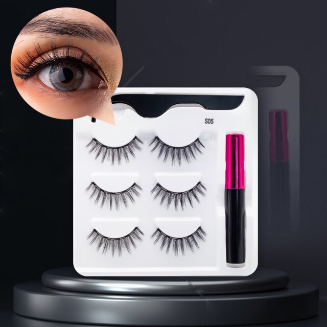 MagicLashes | Reusable Magnetic Eyelashes-3 Pair 04-State of Style