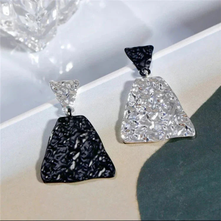Magma Texture Earrings - Nora-State of Style