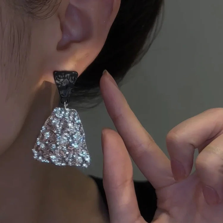 Magma Texture Earrings - Nora-State of Style