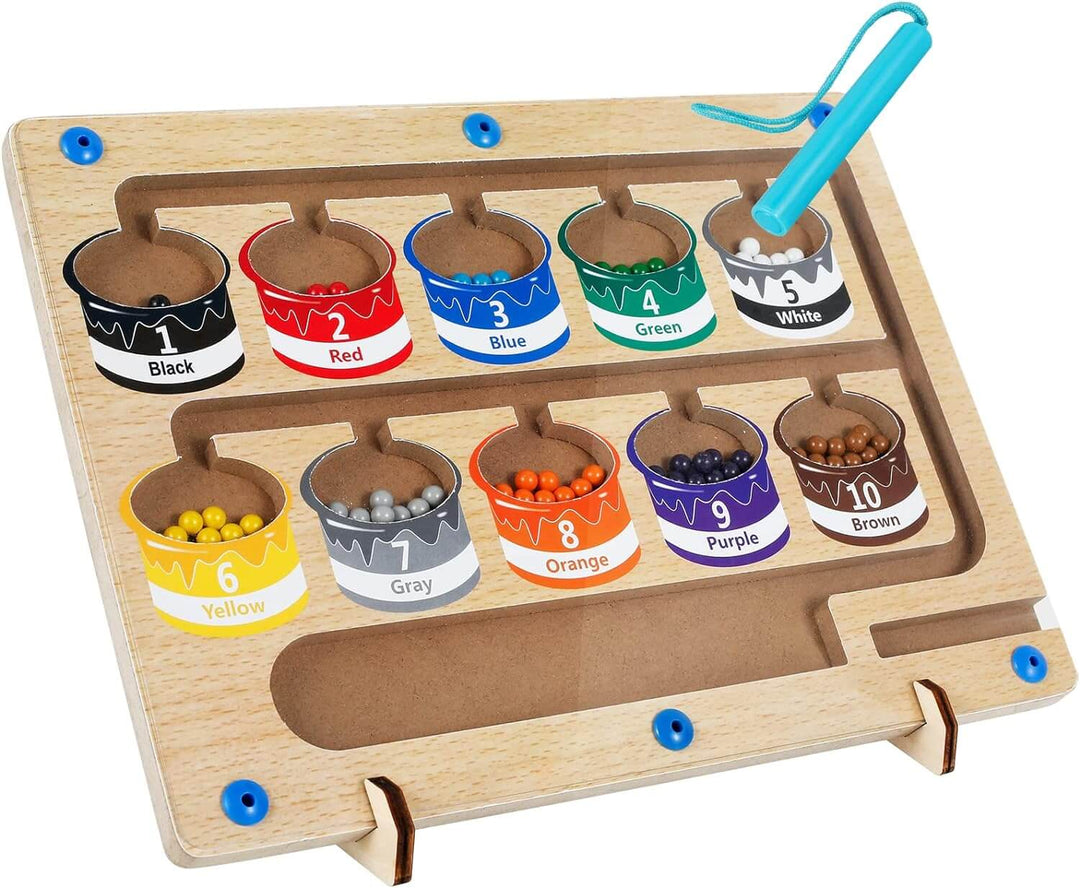 Magnetic Counting and Colour Labyrinth – ColorMaze-State of Style