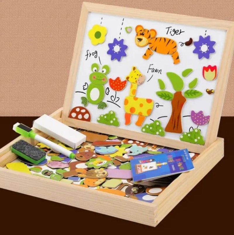 Magnetic Double-Sided Chalkboard Set - MiniArt Studio-Option B-State of Style