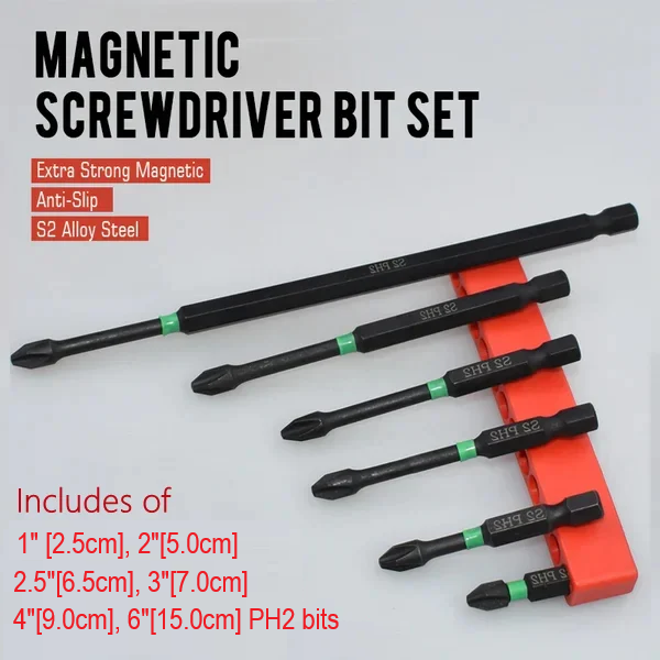 Magnetic Screwdriver Bit Set - MagniDrive-State of Style