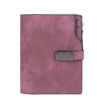 Magnetic Snap Short Wallet-Dark Red-State of Style