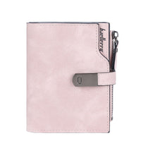 Magnetic Snap Short Wallet-Pink-State of Style