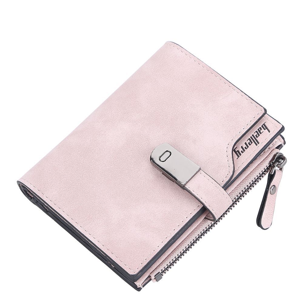Magnetic Snap Short Wallet-Red-State of Style