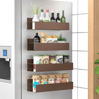 Magnetic Spice Rack Set of 4 – SpiceGrip-Bronze-State of Style