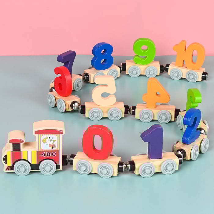 Magnetic Train Set – Train Wise-Numbers-State of Style