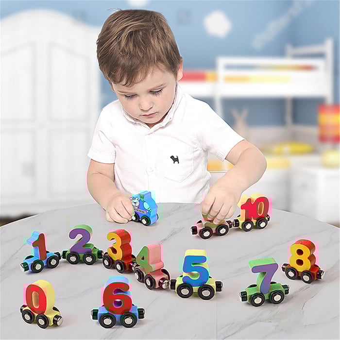 Magnetic Train Set – Train Wise-Numbers-State of Style