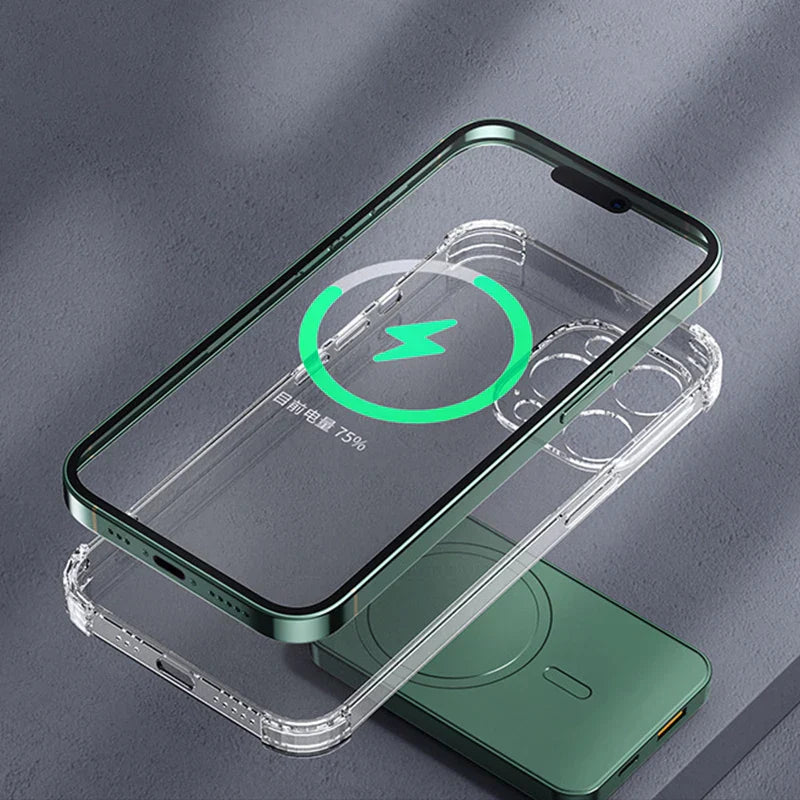 Magnetic Wireless Power Bank - MagCharge Mini-Green-State of Style