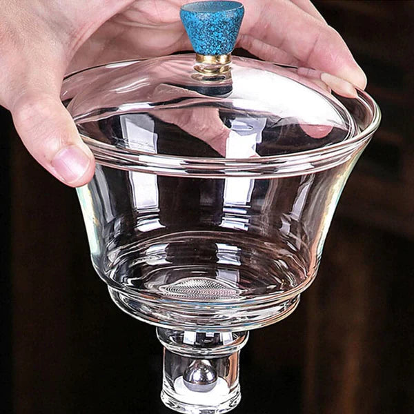 MagneticTeaSet with Innovative Magnetic Design-Blue Teapot-State of Style