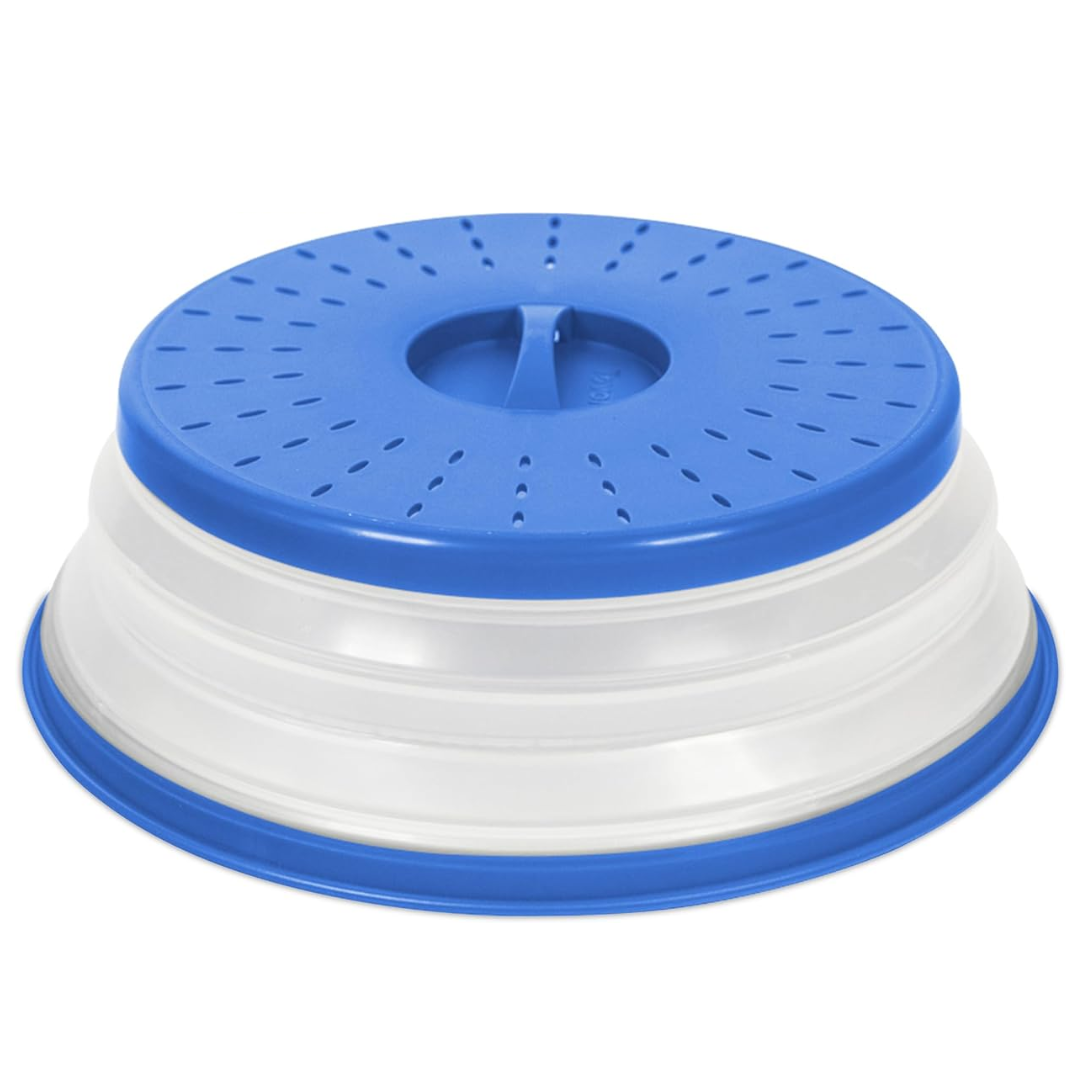 Magnetron Splatter Lid - Foldable Silicone Lid-Blue-State of Style