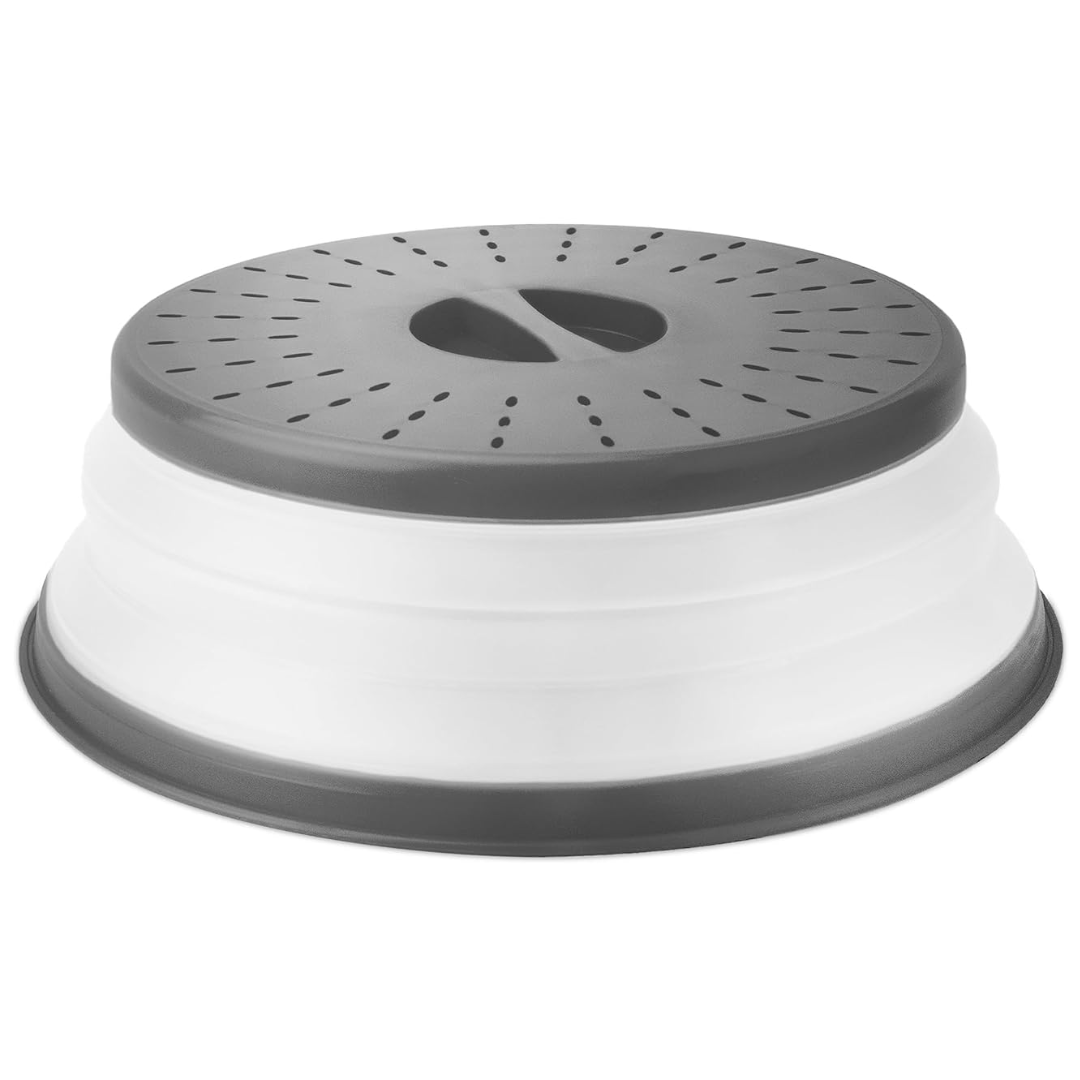 Magnetron Splatter Lid - Foldable Silicone Lid-Grey-State of Style
