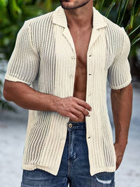 Magnus | Men's Summer Style Shirt – Elegant & Lightweight-Apricot-M-State of Style