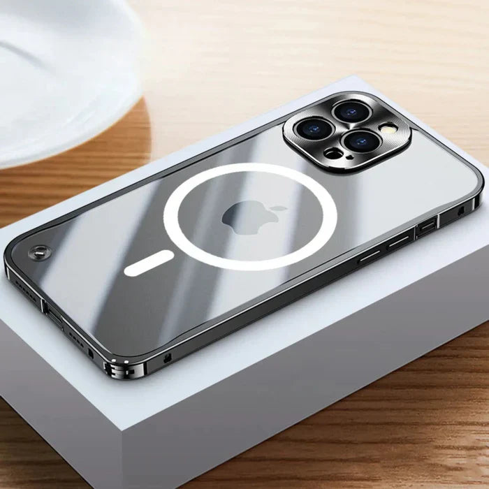 MagSafe Case for iPhone 15 - SteelGuard-Black-iPhone 15 Pro Max-State of Style