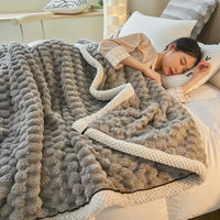 Double-layer Coral Velvet Blanket for Autumn & Winter – TurtleWarm