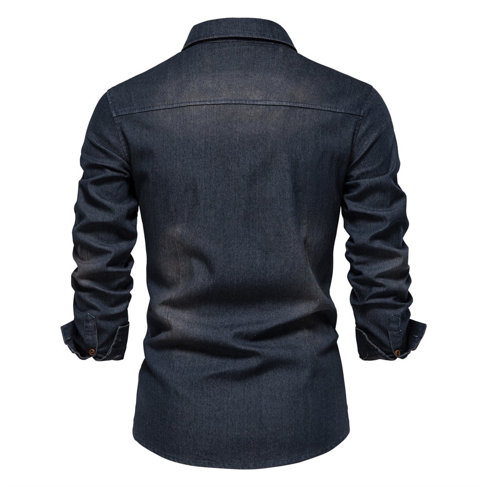 Denim Men's Shirt - Hugo