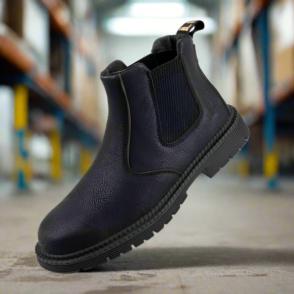 Men's waterproof safety work boots with steel toe – Torben