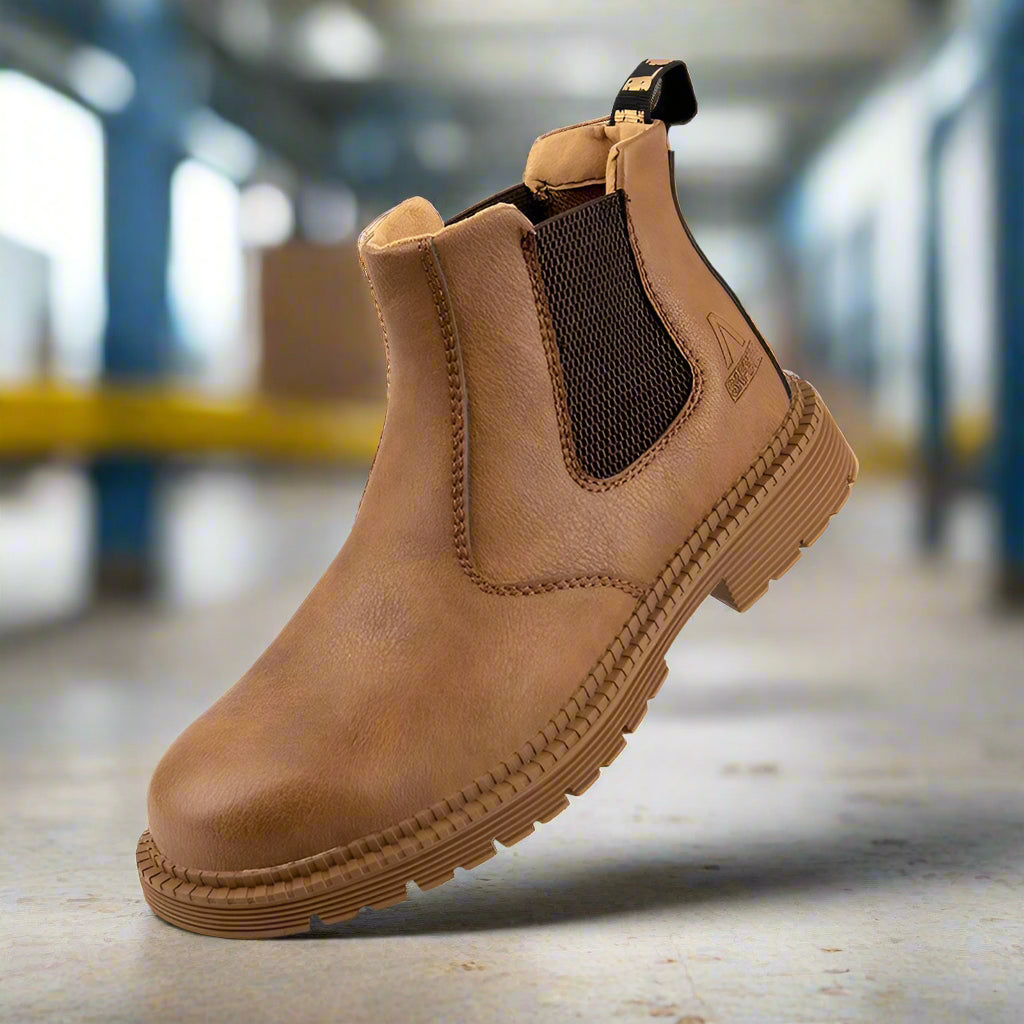 Men's waterproof safety work boots with steel toe – Torben