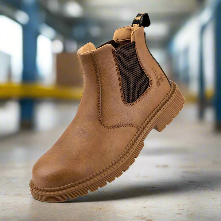 Men's waterproof safety work boots with steel toe – Torben