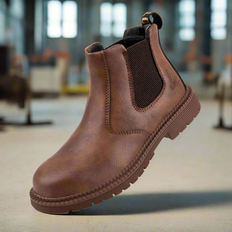 Men's waterproof safety work boots with steel toe – Torben
