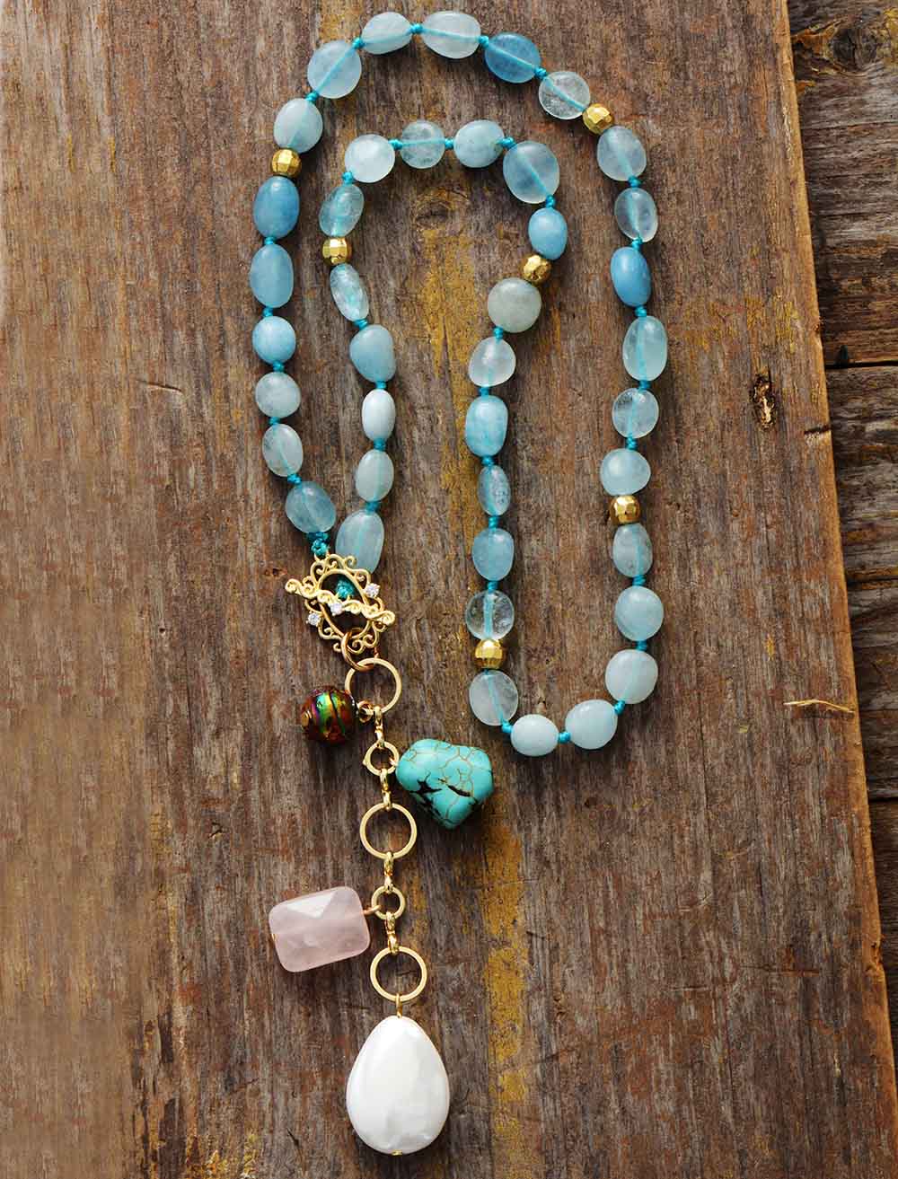 Ocean Drop Mala Necklace - Maris