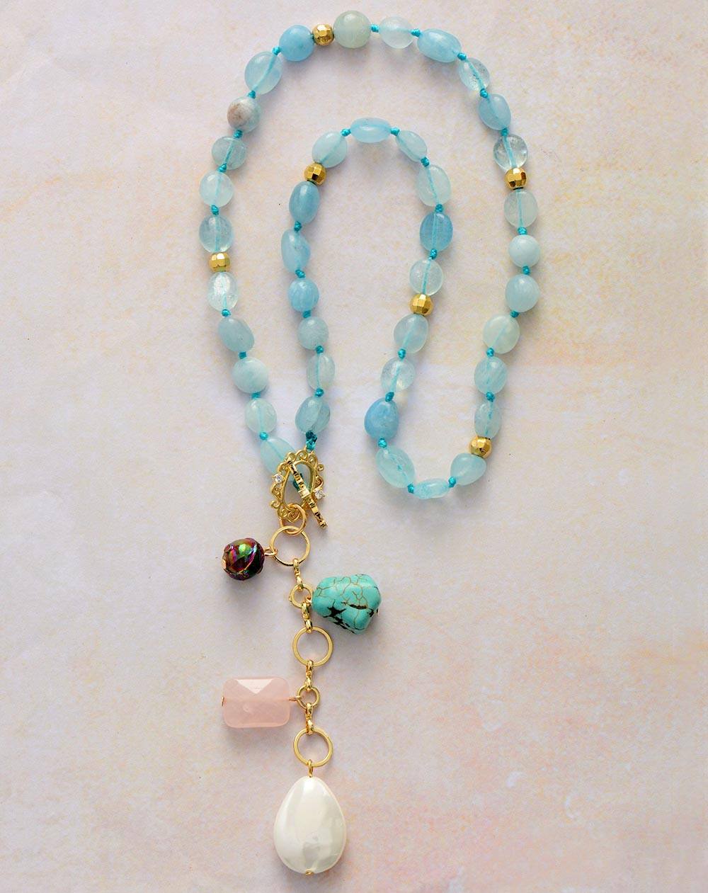 Ocean Drop Mala Necklace - Maris