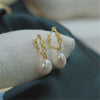 Natural Pearl Earrings - Vivienne