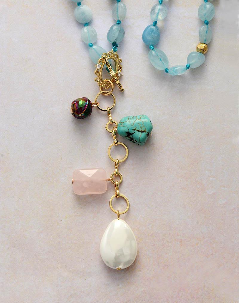 Ocean Drop Mala Necklace - Maris