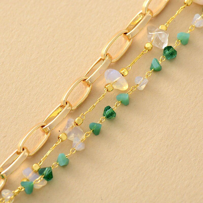 Layered Bracelet Turquoise & Opal – Isabelle