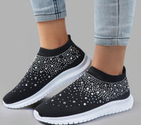MaisiesSneaks | Women's Comfortable Slip-On Sneakers-Black-4.5-State of Style