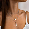 Layered Triple Necklace - Elise