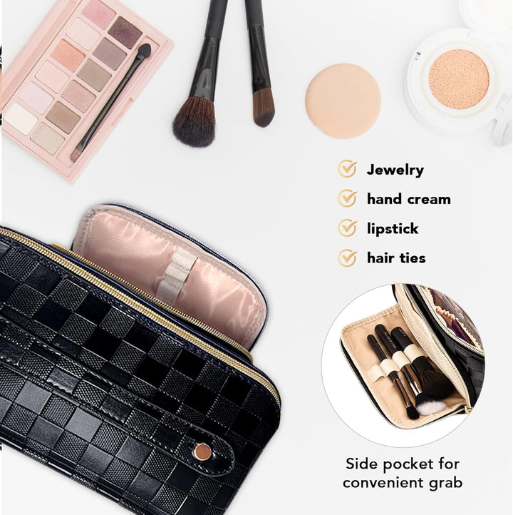 Make-up Bag – Large Capacity & Waterproof-Brown-State of Style