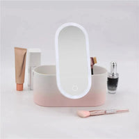 Make-up Case with LED Mirror - Lumivault-Pink-State of Style