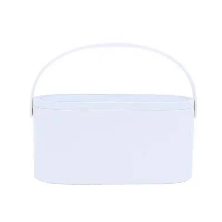Make-up Case with LED Mirror - Lumivault-White-State of Style