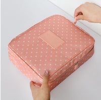 Compact Waterproof Make-Up Travel Organiser – 1+1 FREE Mini Cosmetic Storage Case
