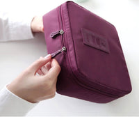 Compact Waterproof Make-Up Travel Organiser – 1+1 FREE Mini Cosmetic Storage Case