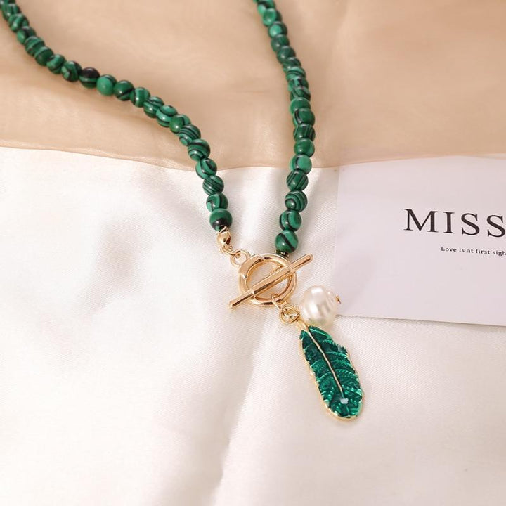 Malachite Natuuraura Necklace - Thalina-State of Style