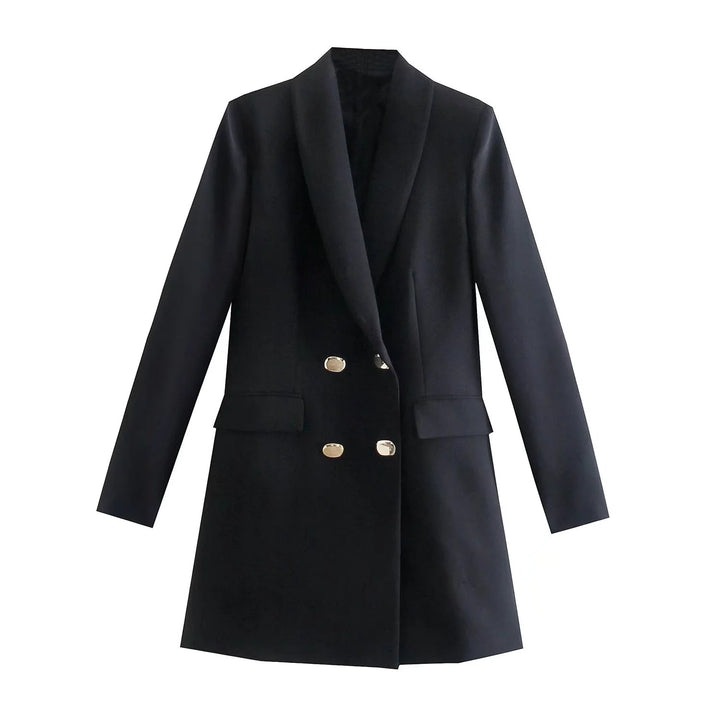 MargaretsBlazer | Women's Elegant Long-Sleeve Blazer-Black-XS-State of Style