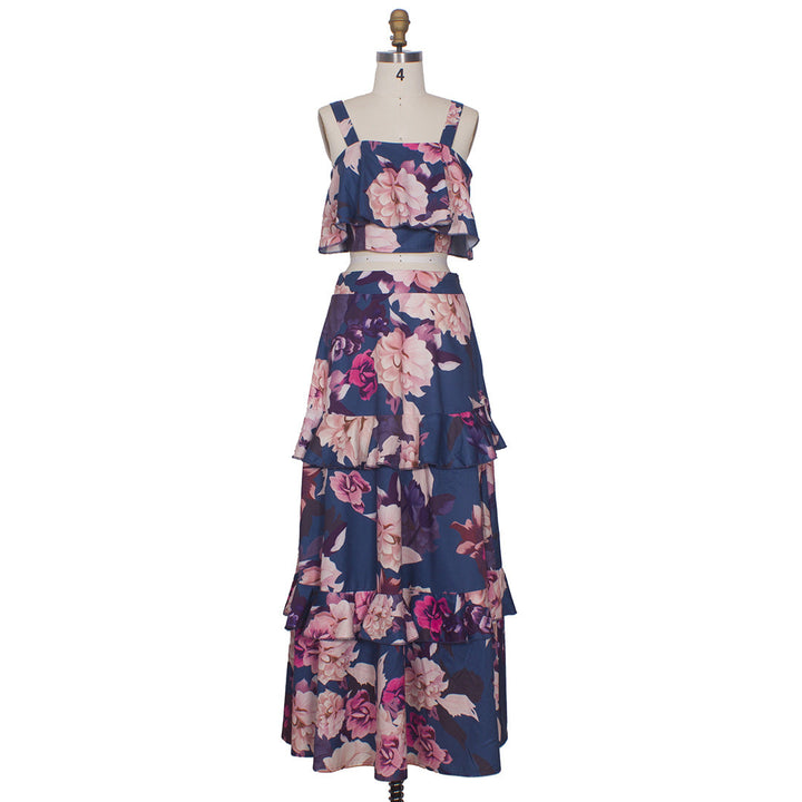 Maria'sDress I Elegant Dress for Women-Blue-S-State of Style