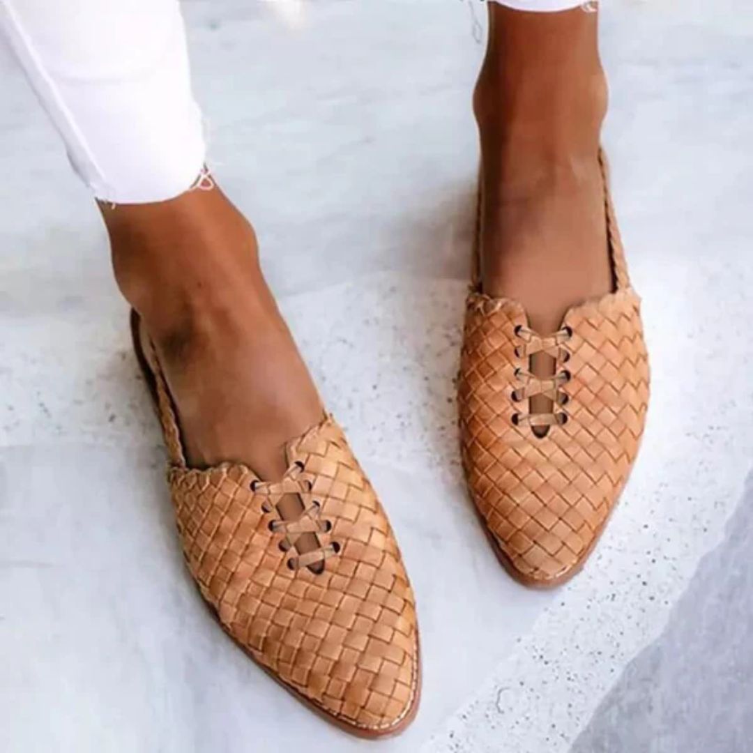 Maribelle Slip-On Sandals | Comfortable & Unique-Brown-4.5-State of Style