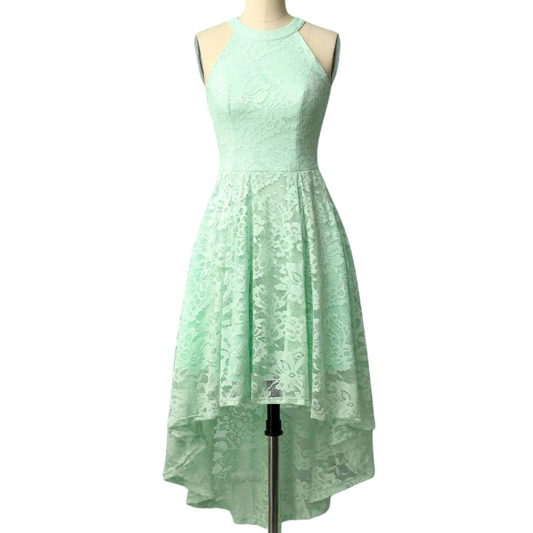 Marie Asymmetrical Hem Halter Dress | Chic and Unique-Mint-XS-State of Style
