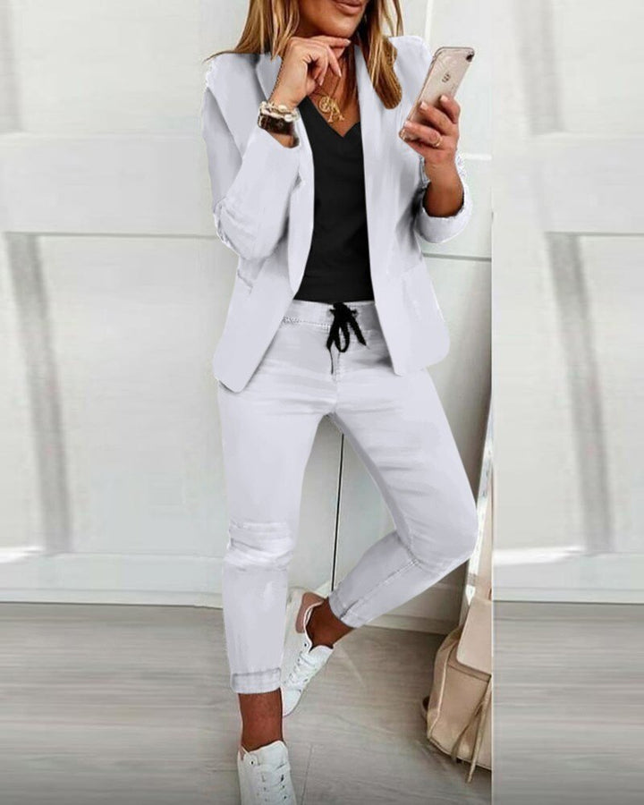 Marie-Louise Suit | Perfect for Both Business & Casual Wear-Black-S-State of Style