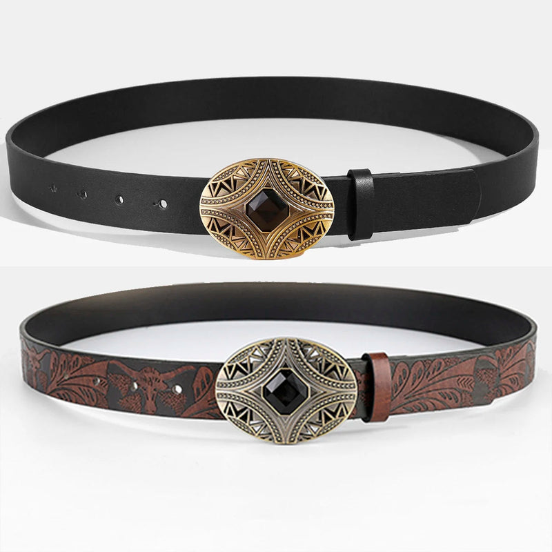 Marieke Traditional Belt – Retro Korean-Style Fashion Belt-Brown-State of Style
