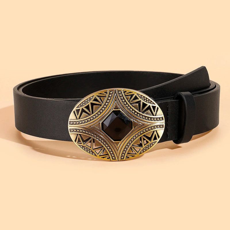 Marieke Traditional Belt – Retro Korean-Style Fashion Belt-Brown-State of Style