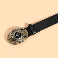 Marieke Traditional Belt – Retro Korean-Style Fashion Belt-Brown-State of Style